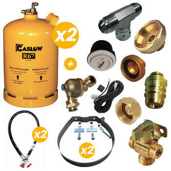Pack GASLOW double  11kg Premium