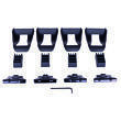 Kit adaptateur Activa+  pour barres de toit rails intégrés longitudinaux : Kit 05+ MontBlanc