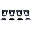 Kit adaptateur Activa+  pour barres de toit rails intégrés longitudinaux : Kit 06+ MontBlanc