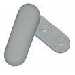 Tourniquet bloc-porte de longueur 54 mm : Gris Decmo
