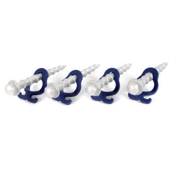 Piquet à frapper et à visser Hardcore PEGGY 15 cm - Lot de 4