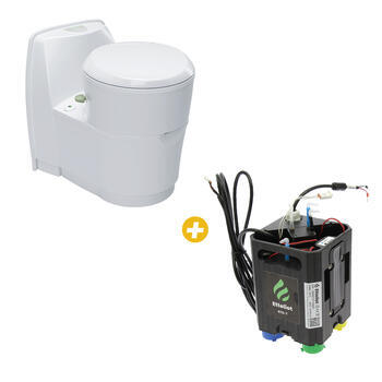 Toilettes à séparation série S S220-CS + Boitier de traitement