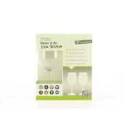 Lot de 2 verres à vin en tritan