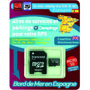 Carte SD pour GPS Garmin : Bord de Mer Espagne