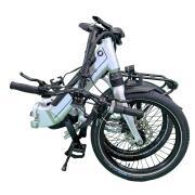 Vélo à assistance électrique pliant Muzy 20 pouces : Gris 11Ah