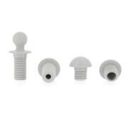 Embouts de repose-jambes blanc pour fauteuils