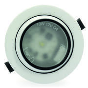 Spot encastrable orientable à Leds : blanc