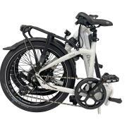 Vélo à assistance électrique pliant Jazzy : Blanc 11Ah