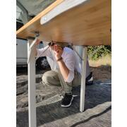 Table de camping Bambou valise