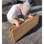 Table de camping Bambou valise