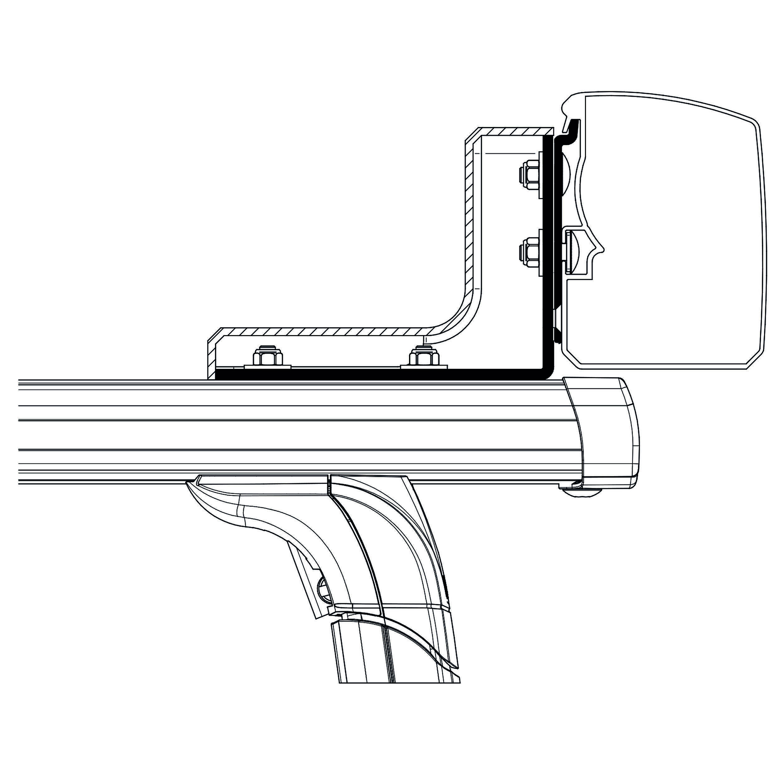 Adaptateur Omnistor 3200 : Galerie de toit