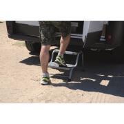 Marchepied deux marches en acier Estoril