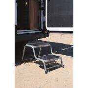 Marchepied deux marches en acier Estoril