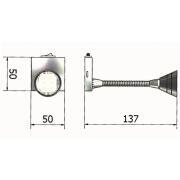 Spot tulipe à Leds flexible