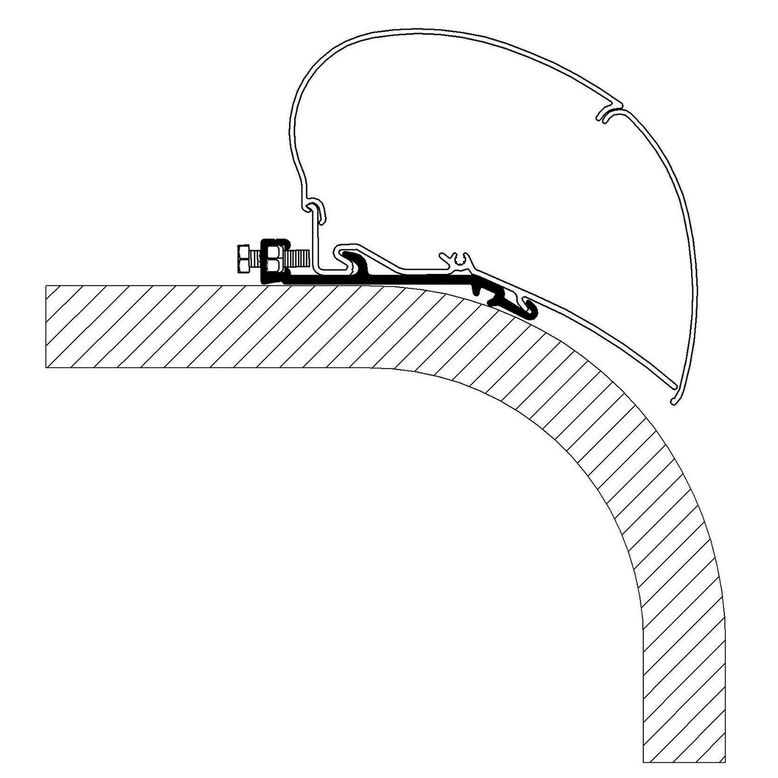 Adaptateur de stores flat : 3,5 m