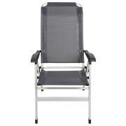 Fauteuil aluminium Confort Maxi Gris navy