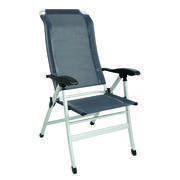 Fauteuil aluminium Confort Maxi Gris navy