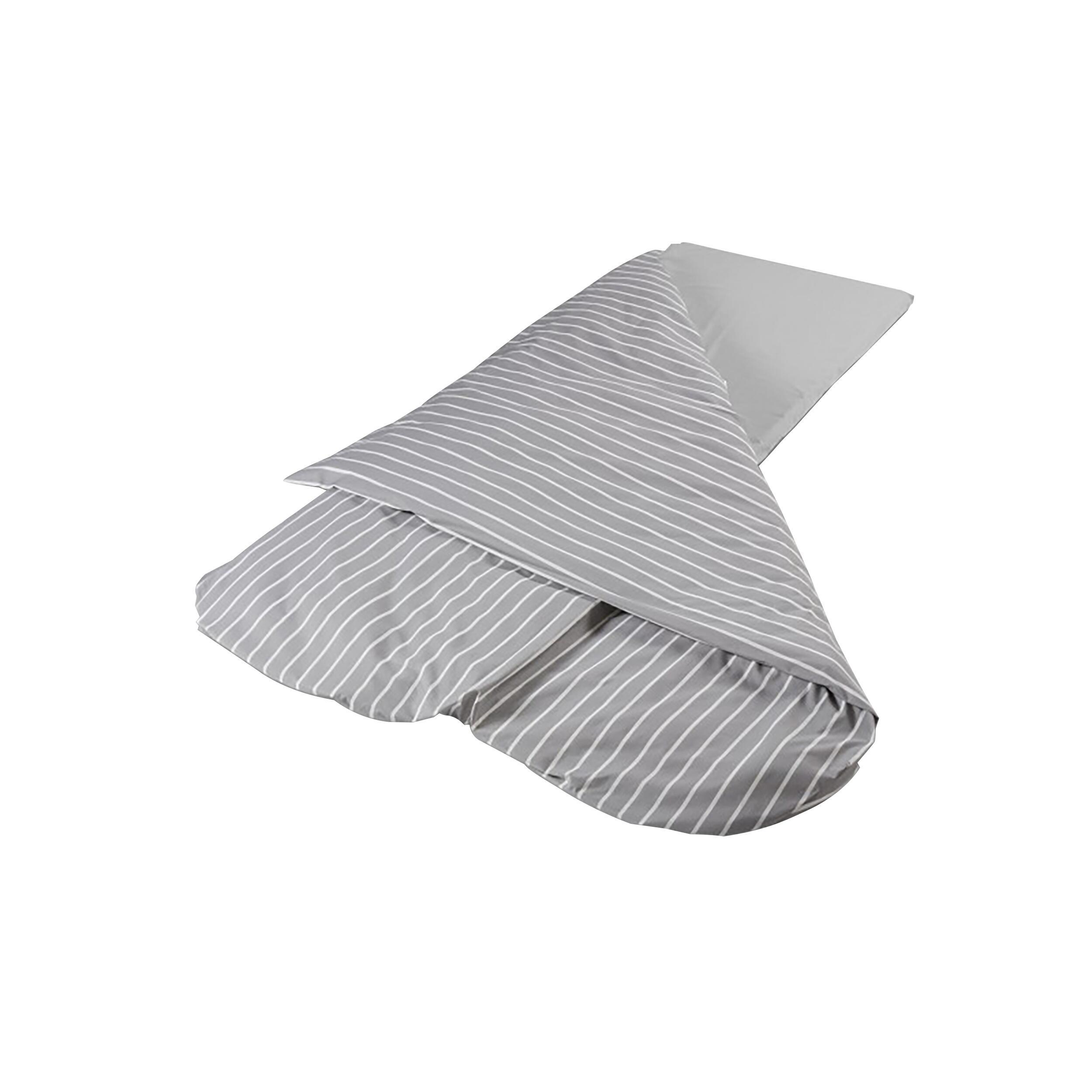 Housse supplémentaire couchage grand confort : 77cm Rayé Gris