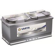 Batterie auxiliaire professionnel AGM 12V pour camping-car : 105 Ampères