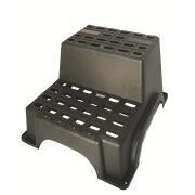 Marchepied plastique 2 marches pour caravane