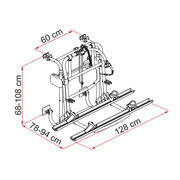 Porte-vélo ascensionnel Carry-Bike Lift 77 pour camping-car