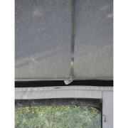 Barre anti-poche d'eau pour auvent