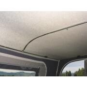 Barre anti-poche d'eau pour auvent