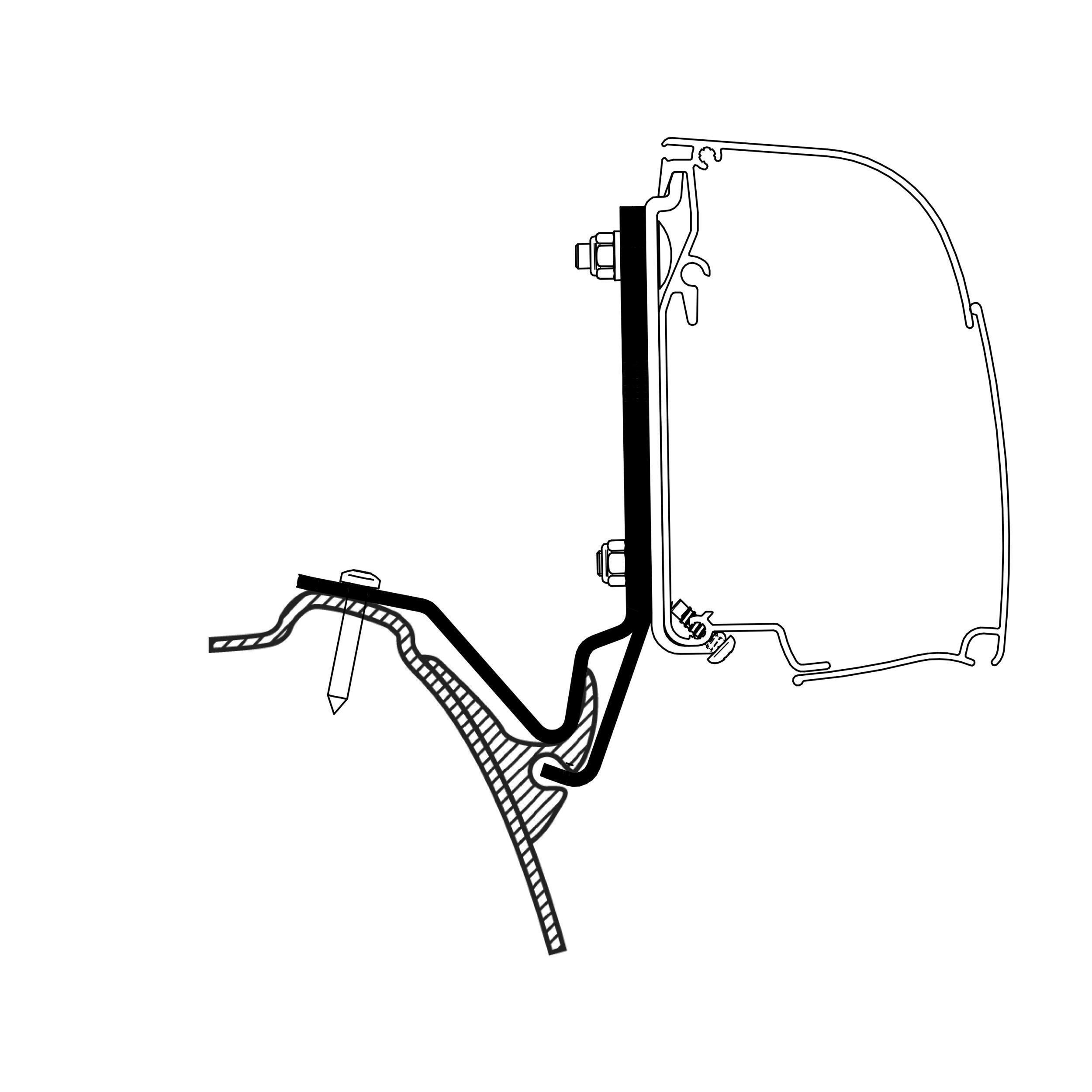 Adaptateur Omnistor 4200 : Westfalia Kepler One/Five/Six