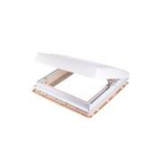 Lanterneau à manivelle Omnivent : Coloris : blanc translucide