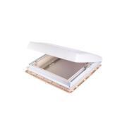 Lanterneau à manivelle Omnivent : Coloris : blanc translucide