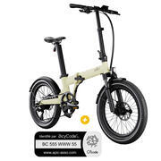 Vélo à assistance électrique pliant 20'' Afternoon 2022 : Pack Vélo à assistance électrique pliant 20'' Afternoon 2022 sable + Marquage BicyCode