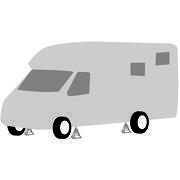 Lot de 2 chandelles de stabilisation pour camping car