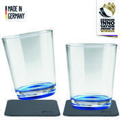 Lot de 2 verres à eau aimantés