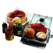 Poêle à toaster en étamé pour camping