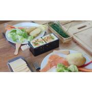 Coffret raclette et fondue à la bougie