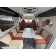 Housses sur-mesure camping-car : Leather touch 1 banquette