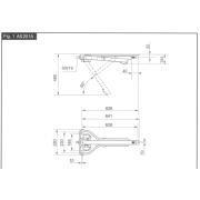 Stabilisateur de caravane autoSteady : AS-201A Pour châssis Al-ko