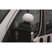 Miroir anti angle mort Spot : Coloris blanc