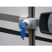 Verrou extérieur/intérieur pour porte cellule : Gris