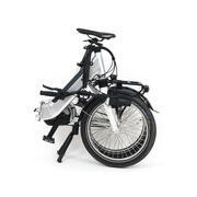 Vélo à assistance électrique pliant Muzy 20 pouces : Blanc 11Ah