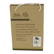 Drap housse en Lyocell : Gris 130/140 x 190 cm