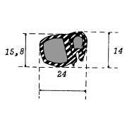 Profil à pince à bourrelet cellulaire sur le côté