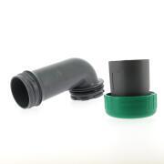 Tube d'écoulement avec couvercle et joint