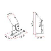 Porte-vélos Carry Bike pour mini-van : VW T3/T25