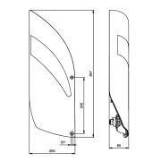 Panneau de déco 3600 noir