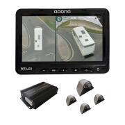 Caméra 360° Drone View pour camping-car  : Carbone avec écran 10 pouces