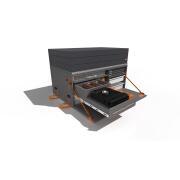 Malle arrière amovible avec couchage BeBox : Sans tiroir réfrigérant