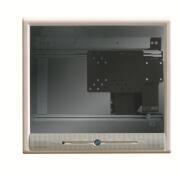 Support mural à glissières droite : déport 401 mm