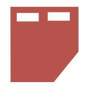 Prêt à dormir polycoton Cap Horn : Dimensions : 130 x 190 cm - Modèle : pan coupé gauche