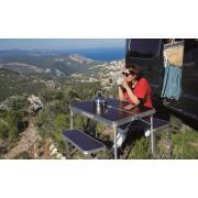 Table de camping avec bancs pour 4 personnes